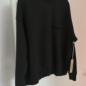 Essentials Fear of God Black Crewneck